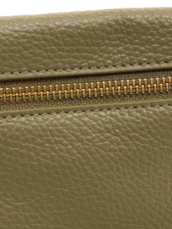 HYLE Borsa piatta piccola in pelle a tracolla