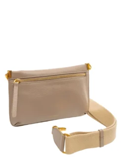 HYLE Borsa piatta piccola in pelle a tracolla