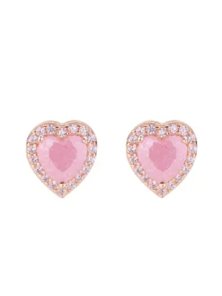 ICY DIAMONDS Orecchini a cuore con pietra