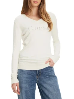 KENZIE LOGO Maglioncino scollo a V