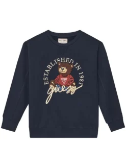 KIDS ACTIVE Felpa girocollo con orsetto