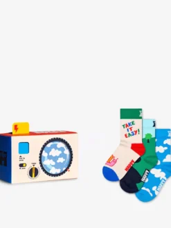 KIDS CAMERA Gift Box 3 paia di calze