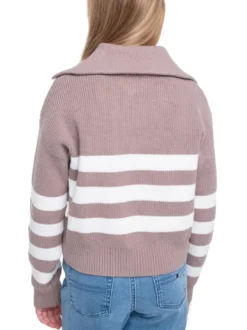KIDS Cardigan a strisce con zip