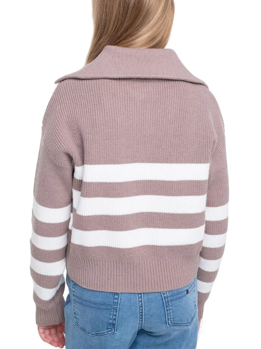 KIDS Cardigan a strisce con zip