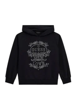 KIDS Felpa con cappuccio e strass