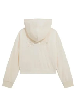 KIDS Felpa full zip da bambina con cappuccio