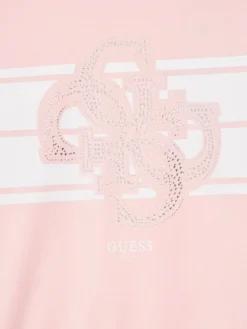 KIDS Felpa girocollo con logo e strass