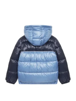 KIDS Piumino bicolor bambino con cappuccio