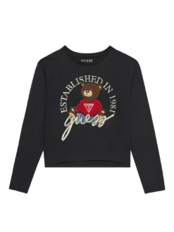 KIDS T-shirt manica lunga con orsetto