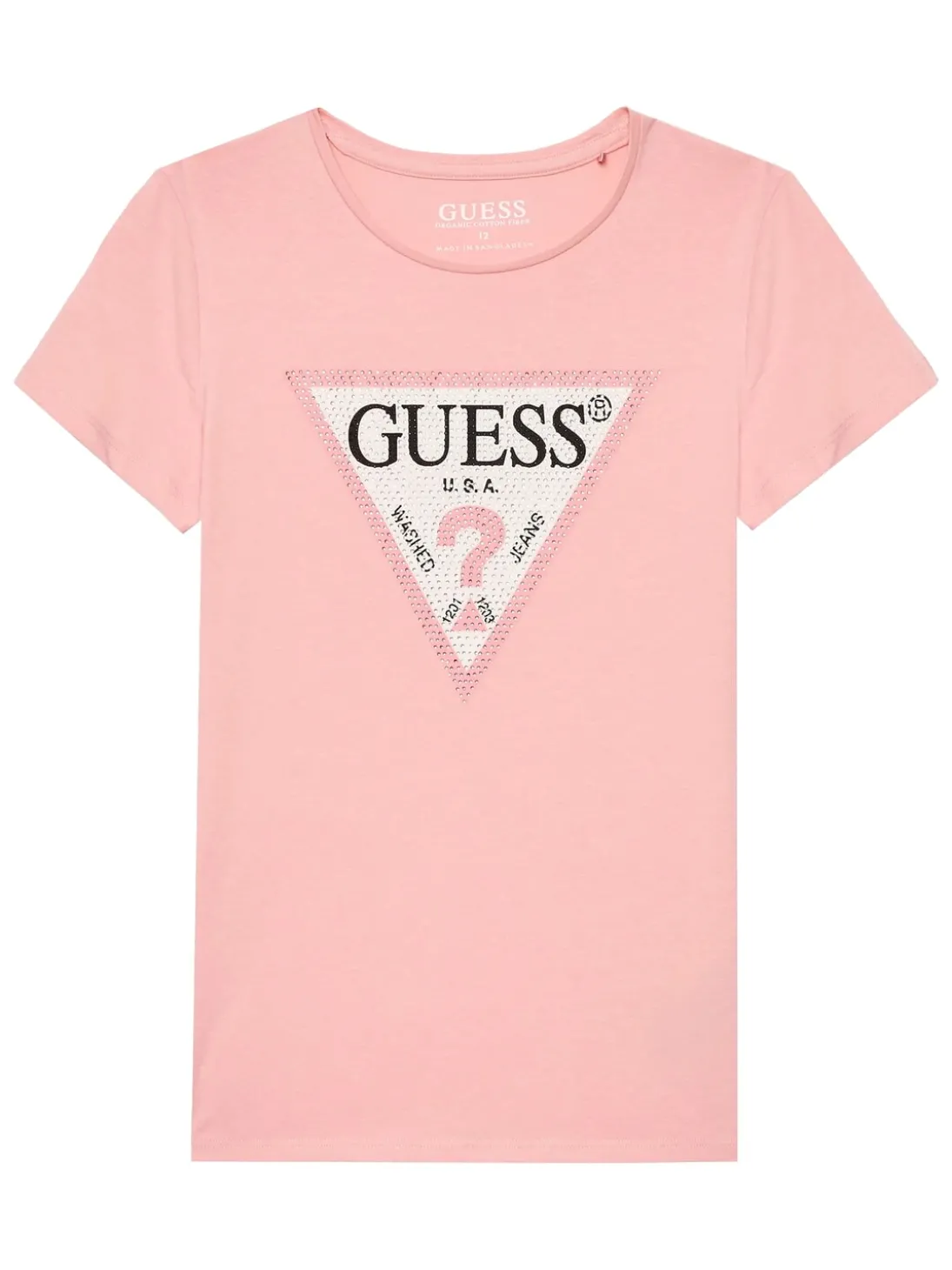 KIDS T-shirt maniche corte con strass