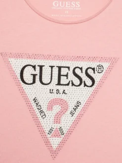 KIDS T-shirt maniche corte con strass