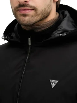 KNITTED Giubbino con cappuccio