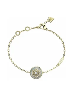 LA FLEUR Bracciale con medaglietta fiore