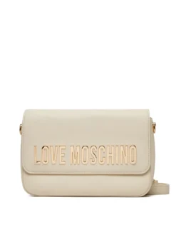 LAMINATED BOLD LOVE Borsa a spalla con flap