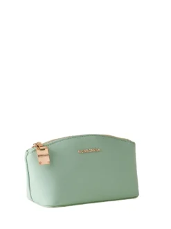 LETTERING Necessaire mini in pelle
