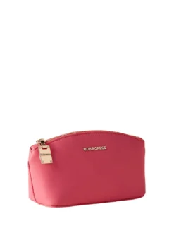 LETTERING Necessaire mini in pelle