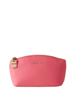 LETTERING Necessaire mini in pelle