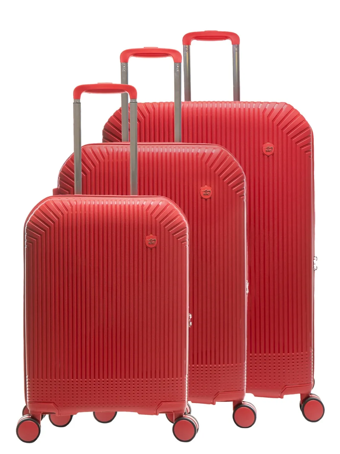 LIGHT POP 2 Set 3 trolley: cabin, medio e grande espandibili