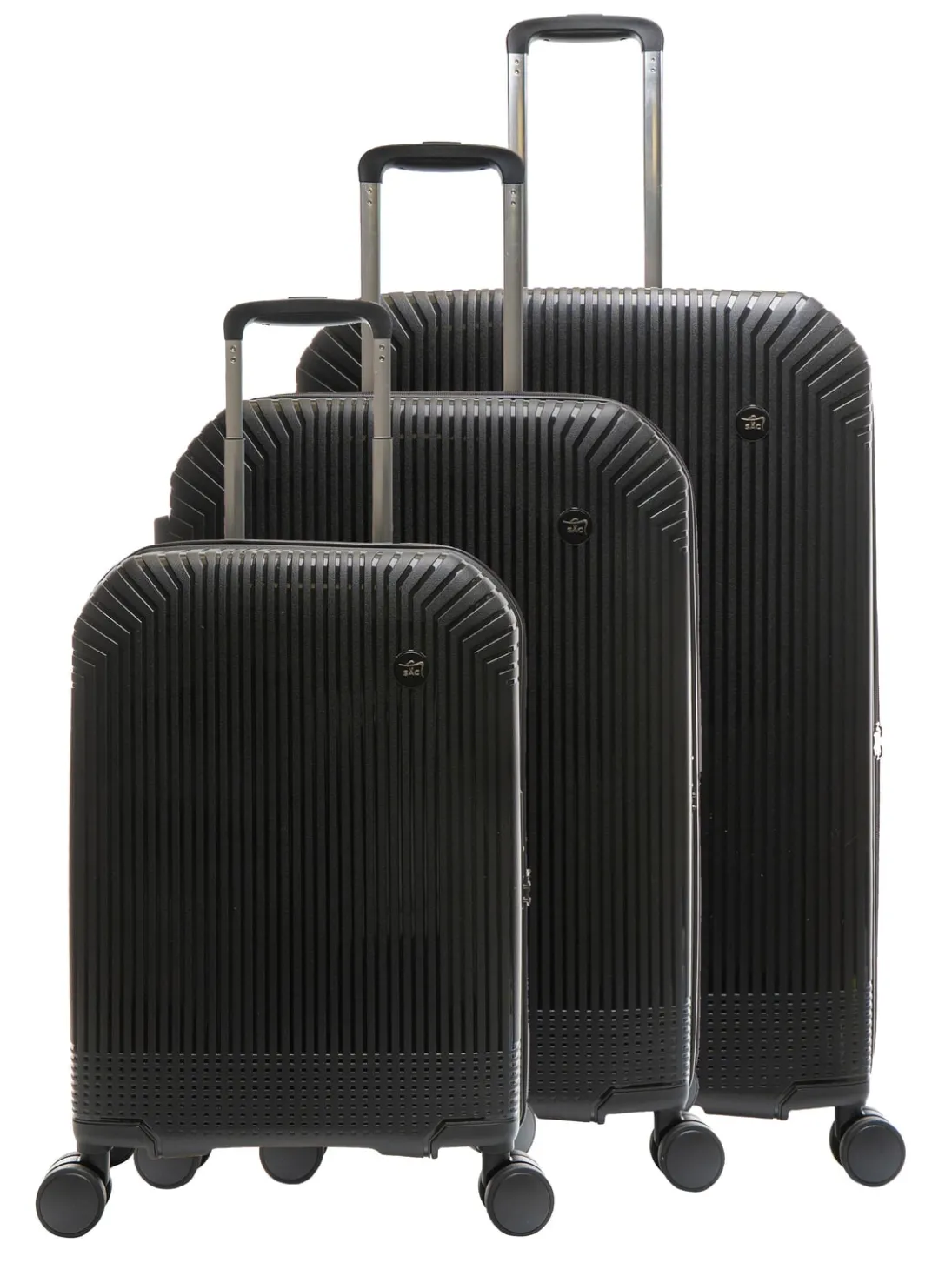 LIGHT POP 2 Set 3 trolley: cabin, medio e grande espandibili