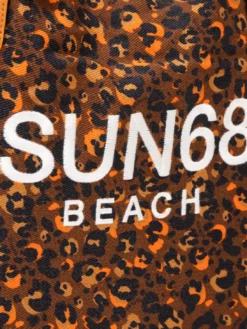 LOGO BEACH Borsa mare in canvas