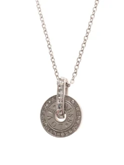 LOVE Collana con charm circolare