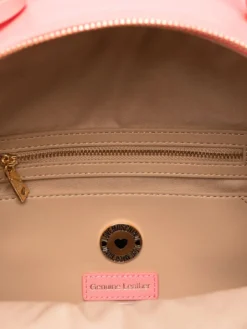 LOVE EMBOSSED Zaino con logo impunturato