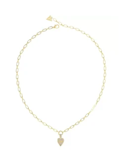 LOVE ME TENDER Collana con cuore e zirconi