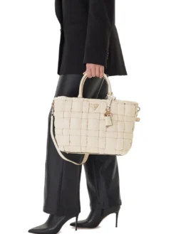 MARION Borsa a mano intrecciata con tracolla