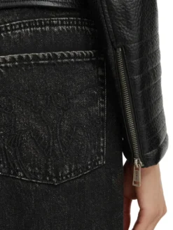 MARLENE CARIBOU Giacca in similpelle, regular fit
