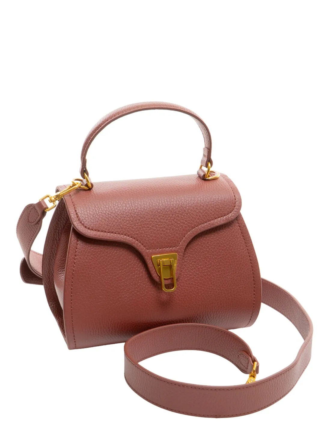 MARVIN Borsa a mano mini in pelle con tracolla