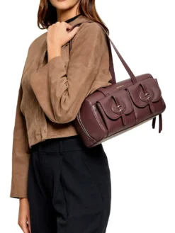 MAVERY POCKET Bauletto a spalla, in pelle