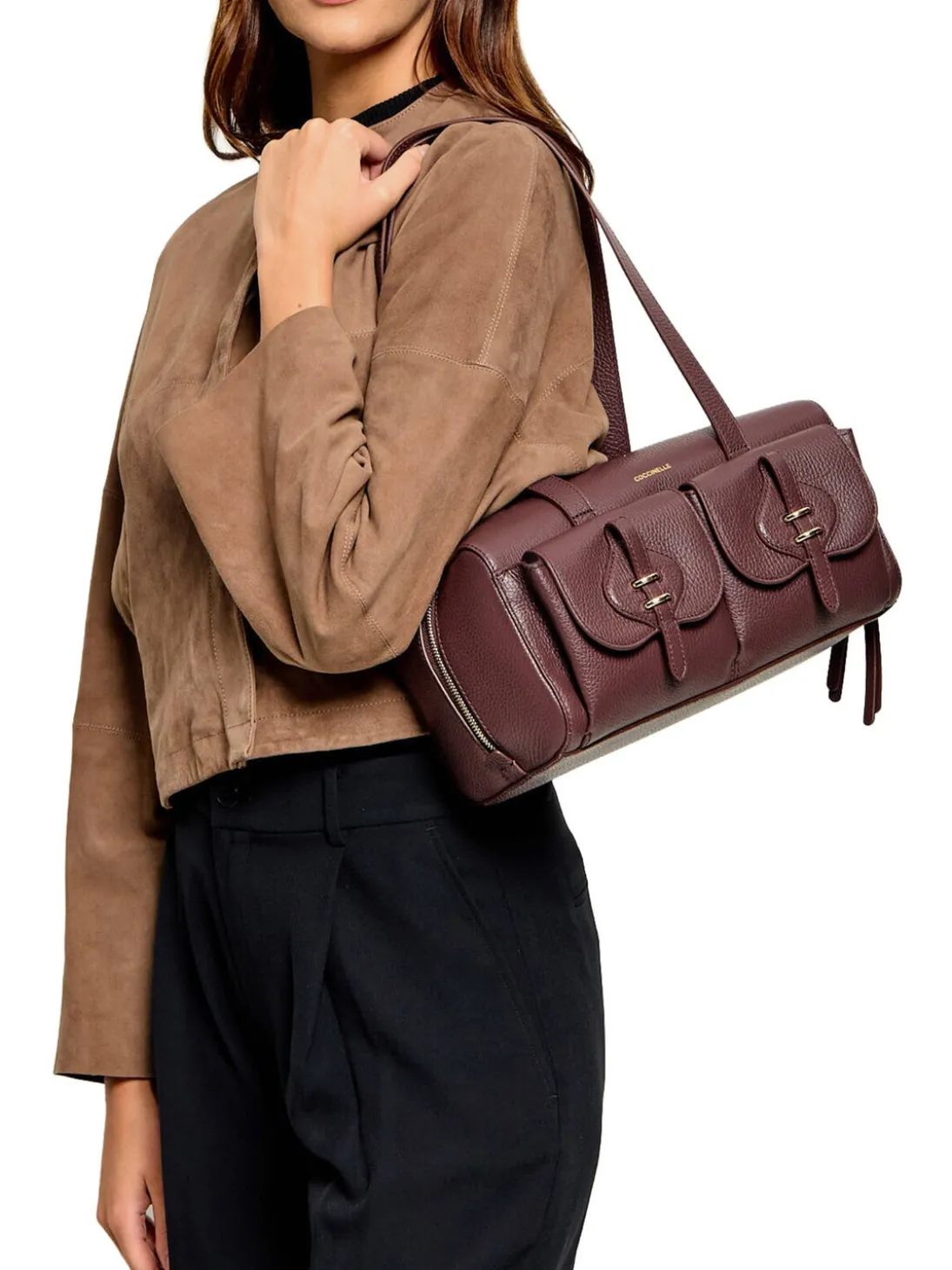 MAVERY POCKET Bauletto a spalla, in pelle