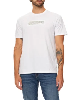 METALLIC LOGO T-shirt con stampa in rilievo