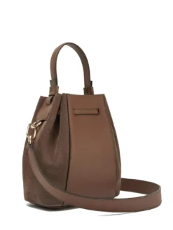 MIASTELLA Borsa mini secchiello in pelle