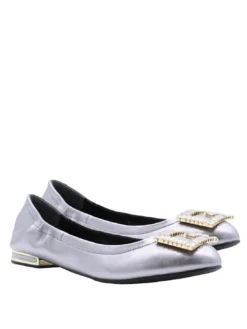 MICKLE Ballerine in pelle