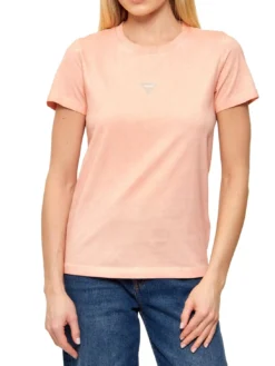 MINI STRASS TRIANGLE T-Shirt in cotone