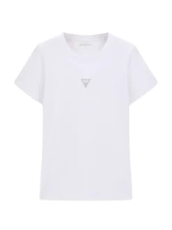 MINI STRASS TRIANGLE T-Shirt in cotone