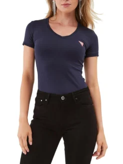 MINI TRIANGLE T-shirt scollo a V