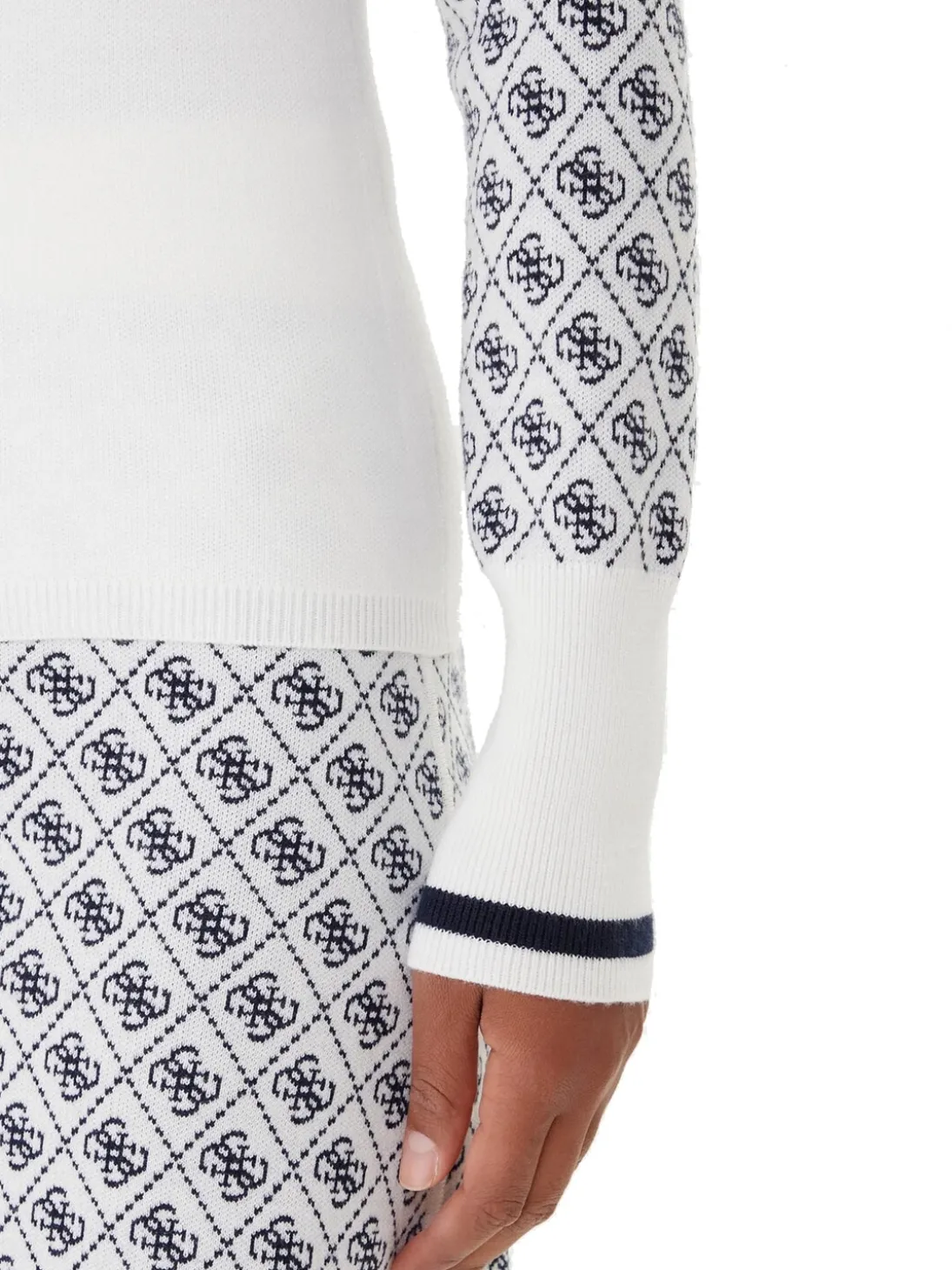 MOCK NECK AUBREY 4G Maglione slim fit