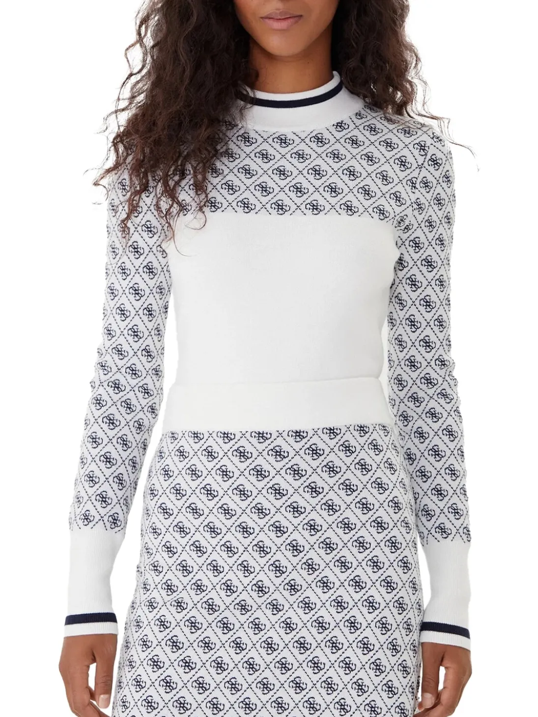 MOCK NECK AUBREY 4G Maglione slim fit