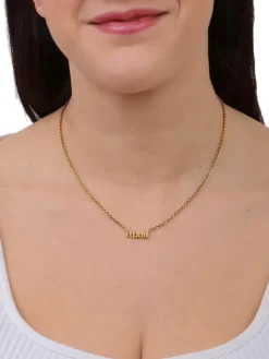 MONTENAPO Collana in argento con logo