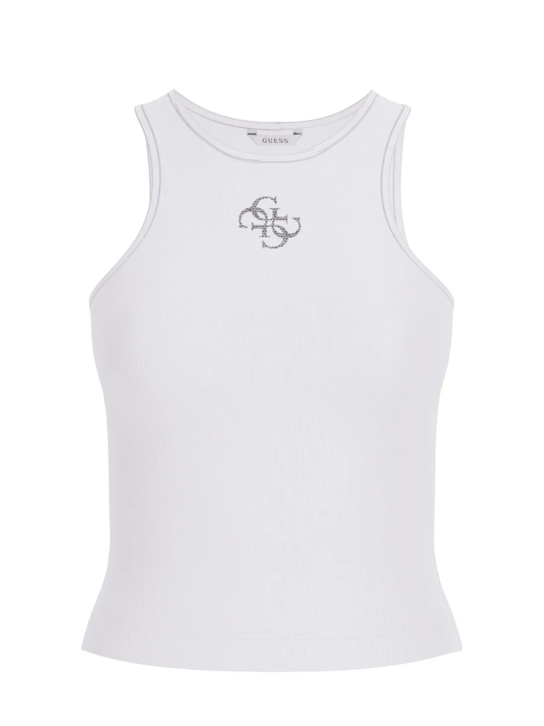 NEW SL ROUND GUENDALINA Canotta logo 4G strass