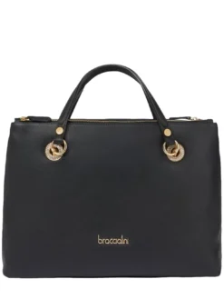 NORA Borsa a mano in pelle con tracolla