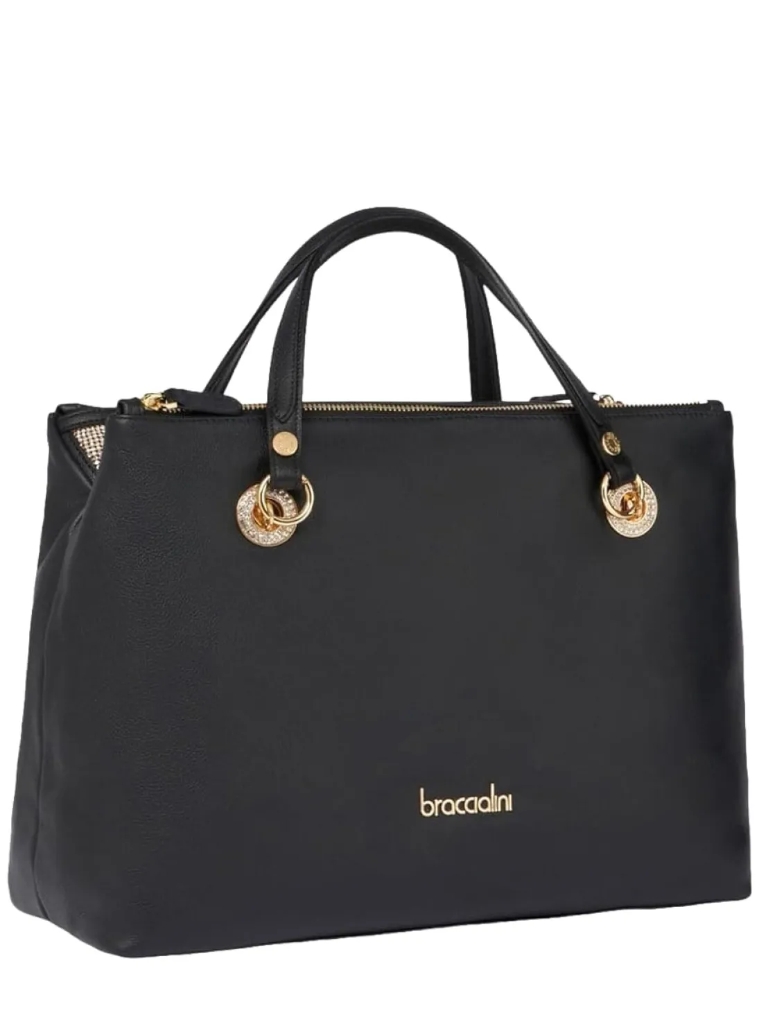 NORA Borsa a mano in pelle con tracolla