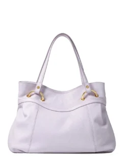 NORA Borsa shopping in pelle con catena