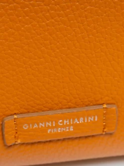 NORA POUCH Pochette in pelle con polsierina e tracolla