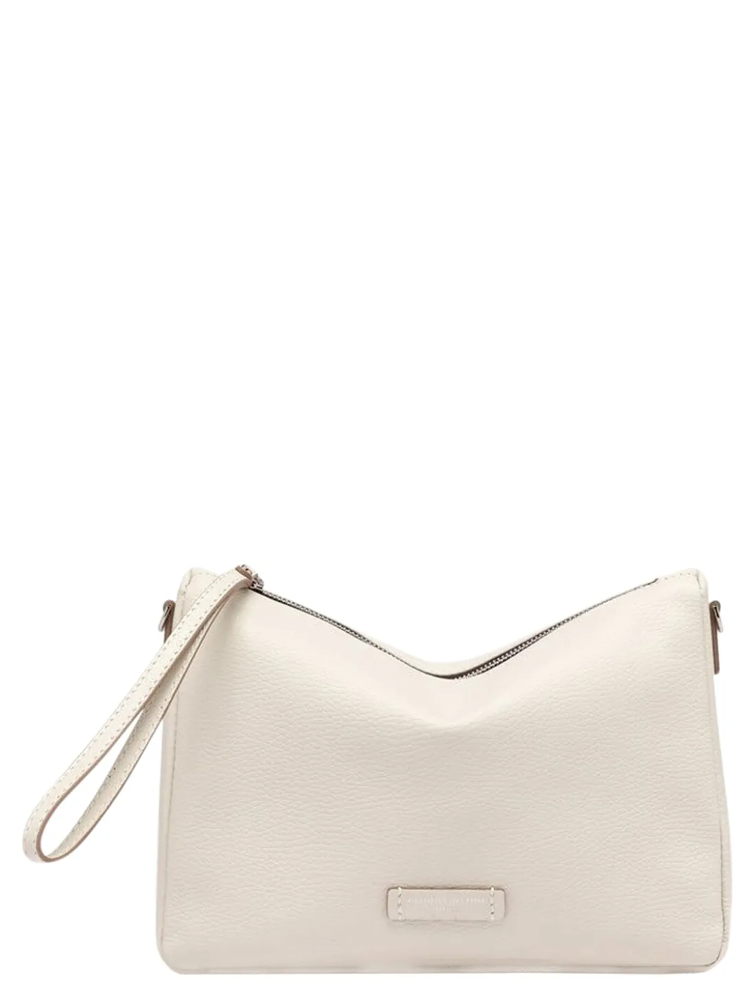 NORA POUCH Pochette in pelle con polsierina e tracolla