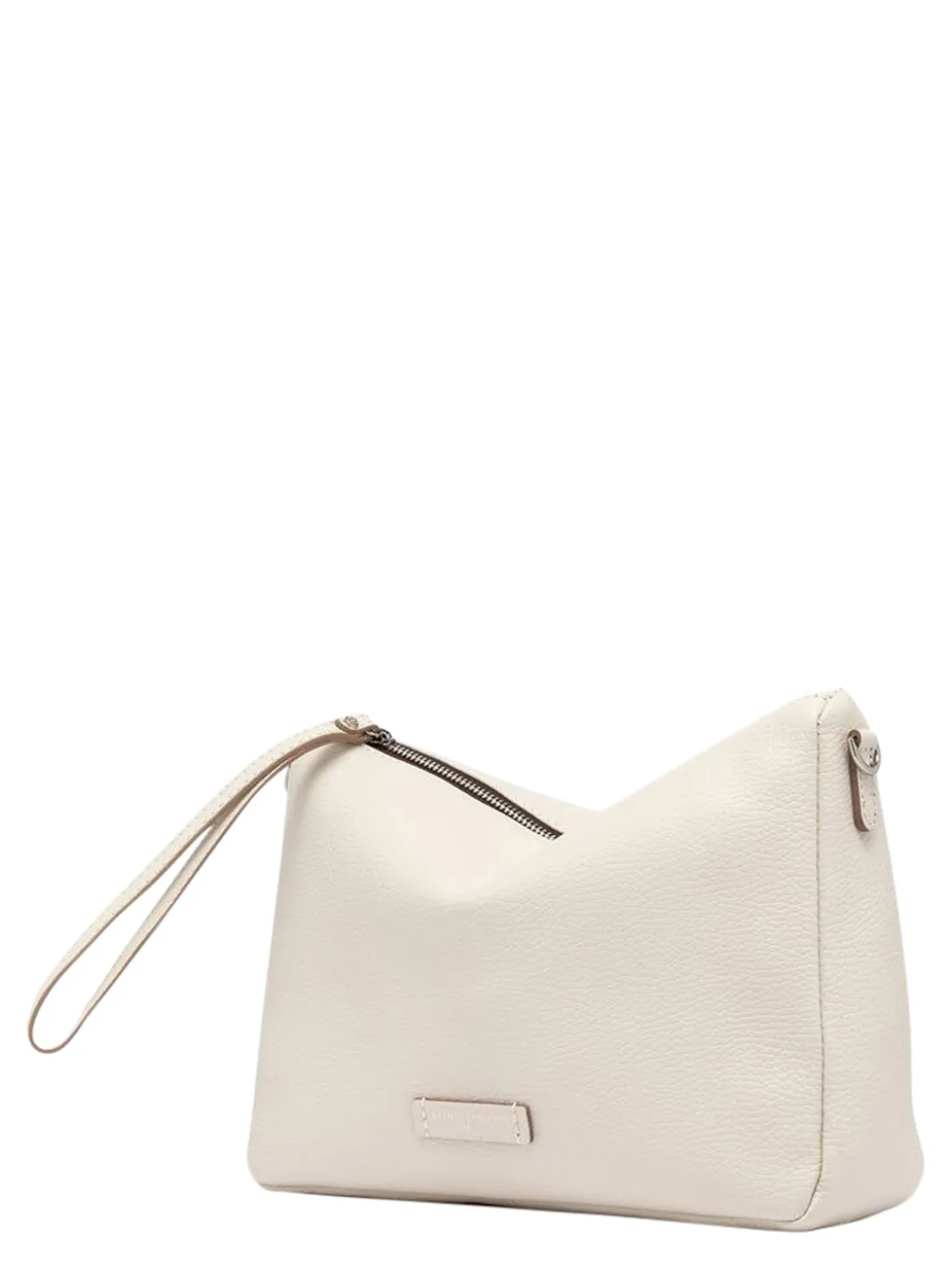 NORA POUCH Pochette in pelle con polsierina e tracolla