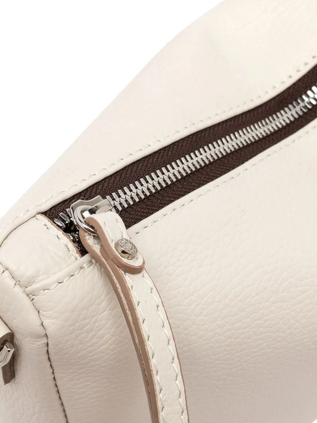 NORA POUCH Pochette in pelle con polsierina e tracolla