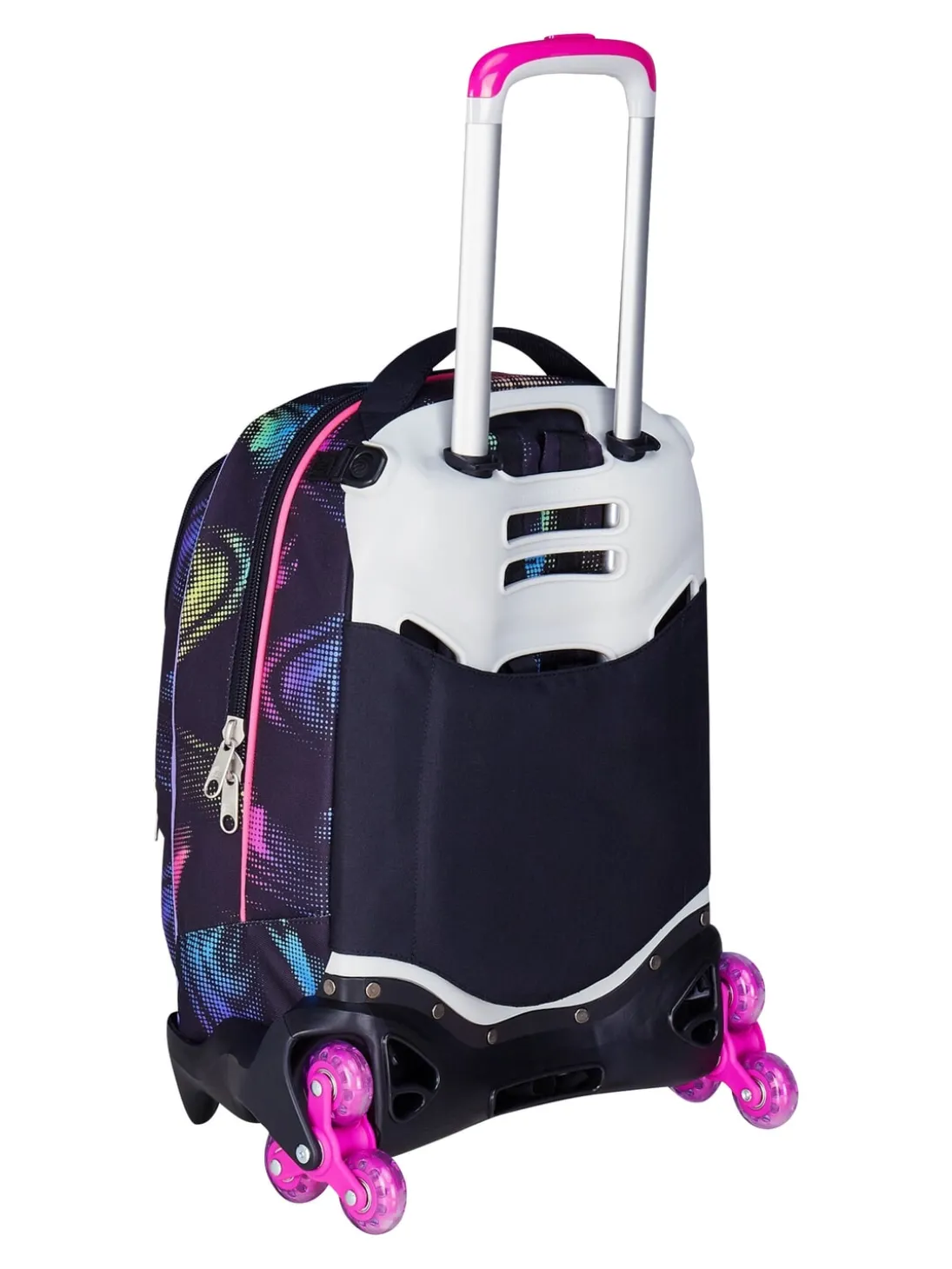 OPTICAL SHADE GIRL Zaino trolley 3 ruote, amovibile